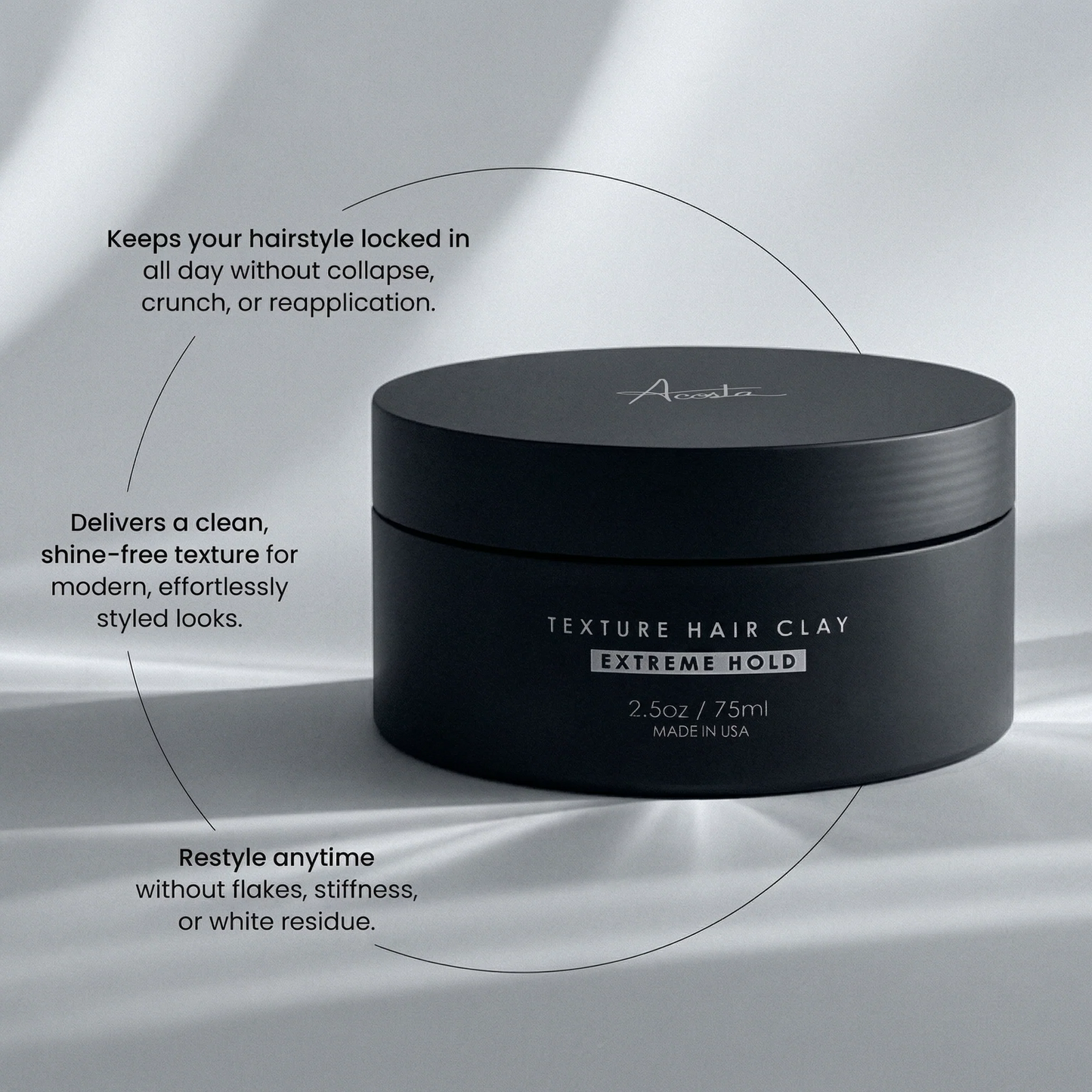 Texture Clay - Extreme Hold - Texture & Volume - 2.5 Oz
